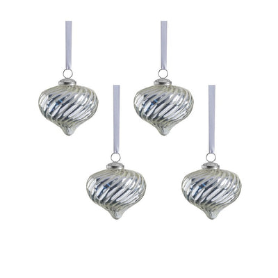 Product Image: Mazzi Silhouette Swirl Hanging Ornaments Set of 4