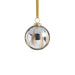 Lyam Goldleaf Mirrored Glass Ball Ornaments Set of 4