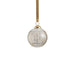 Krona 3" Golden Echoes Pattern Glass Ornaments Set of 6