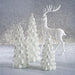 Mireille LED Snow Tabletop Trees Set of 2