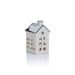 Lilou Two-Piece Set Porcelain LED House with Colored Roof