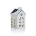 Lilou Two-Piece Set Porcelain LED House with Colored Roof