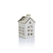 Lilou Two-Piece Set Porcelain LED House with Colored Roof