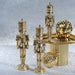Hartwin Metallic Decorative Nutcracker Figurines Set of 2