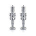 Hartwin Metallic Decorative Nutcracker Figurines Set of 2