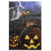 28" x 40" Pumpkins and Ghost Spooky Halloween Outdoor House Flag