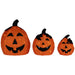 LED Lighted Jack-O'-Lantern Outdoor Halloween Decorations with Warm White Lights Set of 3