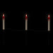 5-Count Lighted Flickering Candle Halloween Pathway Marker Lights with 4' Black Wire