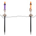 8.5" LED Lighted Skeleton Candle Halloween Decorations Set of 6