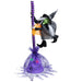 25" Animated Flying Witch with Broom Halloween Decoration