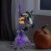 25" Animated Flying Witch with Broom Halloween Decoration