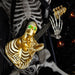 22.75" Lighted Rockin' Skeleton Guitar with Sound Halloween Decoration