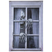 46" Scary Skeleton Fake Window Halloween Decoration