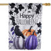 40" x 28" Pumpkins and Crow "Happy Halloween" Outdoor House Flag