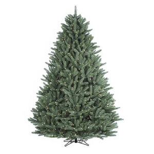 9' Pre-Lit Crystal Mountain Artificial Christmas Tree with 1550 Clear Staylit Lights