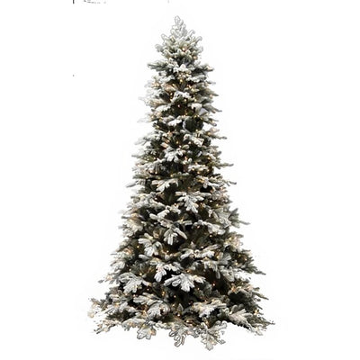 Product Image: 14' Pre-Lit Downswept Snow Drift Artificial Christmas Tree with 2400 Clear Staylit Lights
