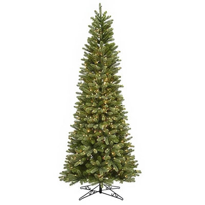 Product Image: 7.5' Pre-Lit Hazelton Douglas Fir Slim Artificial Christmas Tree with 550 Clear Staylit Lights