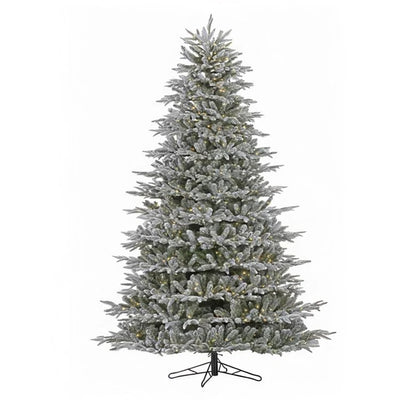Product Image: 7.5' Pre-Lit Morning Frost Fraser Artificial Christmas Tree with 2800 Clear Rice Lights
