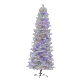 7.5' Pre-Lit Parkview White Pine Artificial Christmas Tree with 500 Multi LED Lights