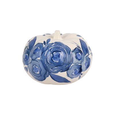 Product Image: Blue Camellia Small Figural Pumpkin