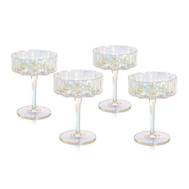 Reinhard Handblown Coupe Glasses Set of 4