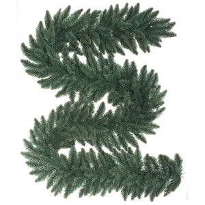 9' Pre-Lit Ashley Spruce Artificial Christmas Garland with 50 Clear Standard Lights