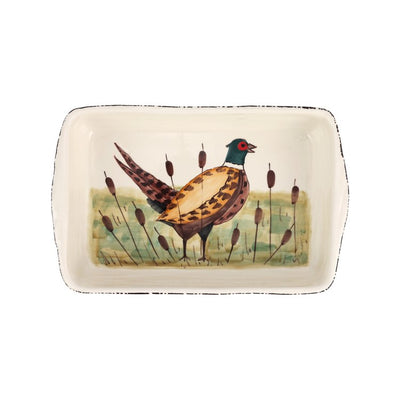 Product Image: Wildlife Pheasant Rectangular Baker