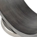 Table Lamp Tracey Jim Mcdonald 1 Lamp Brushed Nickel/Charcoal Gray White Linen Steel/Wood