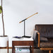 Table Lamp Port 1 Lamp Matte Black/Natural Ash Steel
