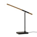 Table Lamp Port 1 Lamp Matte Black/Natural Ash Steel