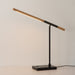 Table Lamp Port 1 Lamp Matte Black/Natural Ash Steel