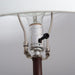 Table Lamp Mica Alex Brokamp 1 Lamp Amber White Linen Steel