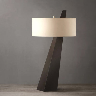 Product Image: Table Lamp Obelisk Michael Song 1 Lamp Chestnut Linen Steel/Wood
