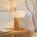 Table Lamp Obelisk Michael Song 1 Lamp Natural Ash Linen Steel/Wood
