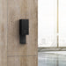 Soap Dispenser Luxe Matte Black Wall Mount Steel Touchless
