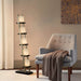 Floor Lamp Escalier 1 Lamp Espresso/Brushed Nickel Steel