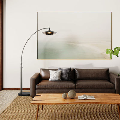 Product Image: Floor Lamp Rancho Mirage Arc 1 Lamp Antique Nickel Tiered Steel