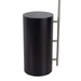 Floor Lamp Palos Verdes Arc 1 Lamp Brushed Nickel/Dark Brown White Linen Steel/Wood
