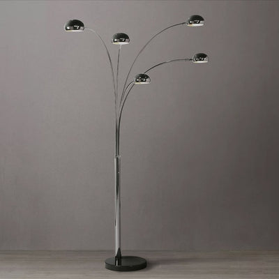 Product Image: Floor Lamp Historical Mushroom Arc 5 Lamp Black Nickel Steel