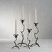 Candle Holder Brunel Twig 14 Inch Dark Brown Wrought Iron