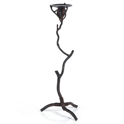 Product Image: Candle Holder Brunel Twig 16 Inch Dark Brown Wrought Iron