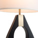 Table Lamp Pearson Jim Mcdonald 1 Lamp Ebony/Weathered Brass Linen Wood