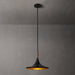 Pendant Lodi Large 1 Lamp Matte Black/Walnut Metal