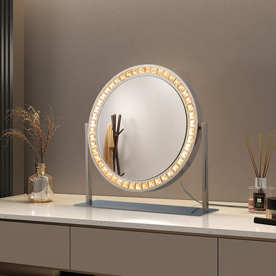 Product Image: Mirror Marilyn 20 Inch Chrome Vanity Top with LED Round