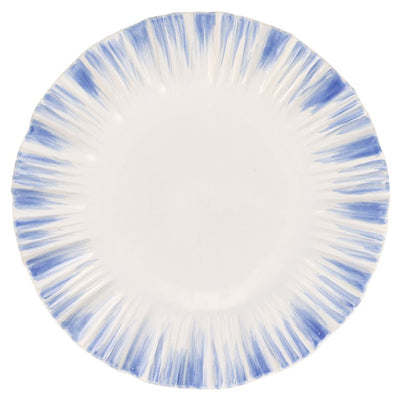 Product Image: Dinner Plate Bari 10 Inch Blue/White Stoneware