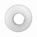 Wall Mirror Sunburst 36 Inch Brushed Nickel Set of 2 Round