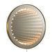 Wall Mirror Carnival Jon Gilmore 36 Inch Brushed Brass 3D with LED Round
