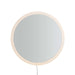Wall Mirror Super Star 30 Inch Chrome with LED Round