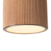 Pendant Tambo 1 Lamp Natural Ash/Weathered Brass Hand Laid