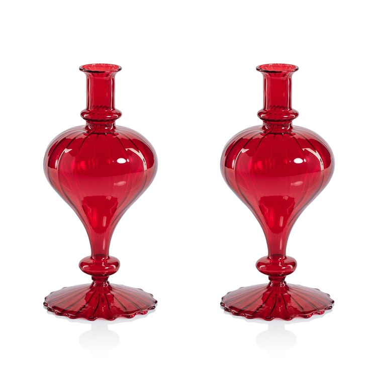 Vase Vellum Spiral Decorative 1 Set of 2 - Thumbnail 2